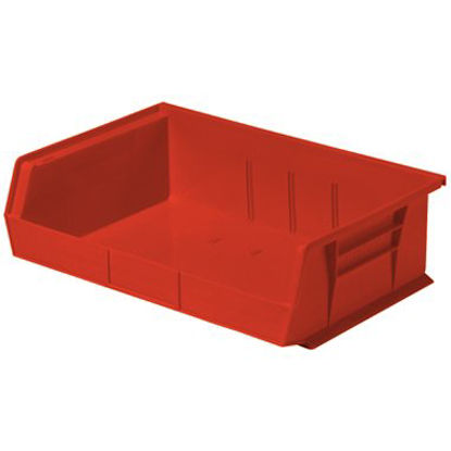 Picture of Storage Bin HCL Super Tough Red Industrial Grade Polymers 5 X 10-7/8 X 16-1/2 Inch1417R