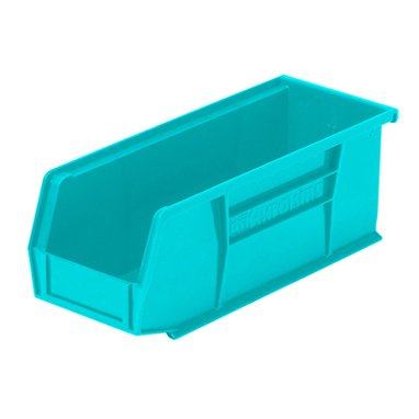 Picture of Storage Bin HCL Super Tough Teal Industrial Grade Polymers 4 X 4-1/8 X 10-7/8 Inch1401T