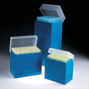 Picture of Pipette Tip Fisherbrand™ Stack Rack® SpaceSaver® 101 to 1,000 µL Without Graduations Sterile02707107
