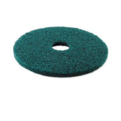 Picture of Hard Floor Scrubbing Pad Boardwalk® 13 Inch Green Nylon / PolyesterBWK4013GRE