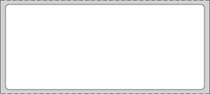 Picture of Blank Label pdc® Thermal Label White Paper 1-1/2 X 3-1/2 InchTHERMD25