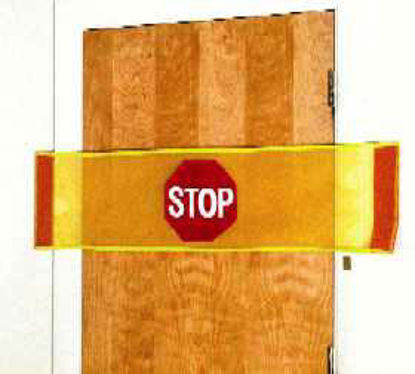 Picture of Door Sign Restricted Access AliMed® STOP76841