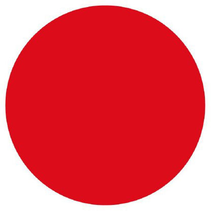 Picture of Blank Label WorkSafe™ Label Dot Red Paper 3/4 DiameterULDT129