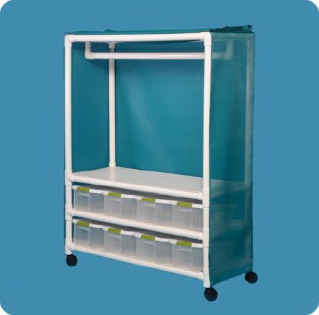 Picture of Distribution Bin Cart Value Line 3 Shelves PVCVL DBC8