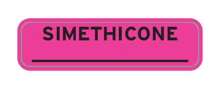 Picture of Drug Label UAL™ Anesthesia Label 5/16 X 1-1/4 InchUL347608V