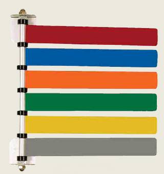 Picture of Exam Room Signal Flag Wall Mount 6 Flag 4 Inch291708