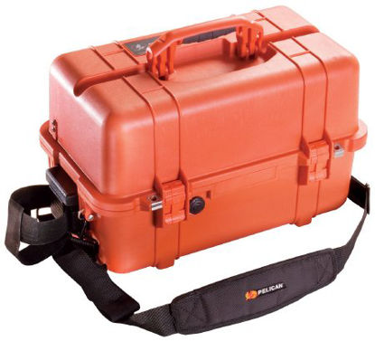 Picture of EMS Case Pelican™ Orange Polypropylene Interior: 9.92 X 10.92 X 18.54 Inch, Exterior: 12.73 X 12.75 X 20.85 InchMTR-1460EMS-O
