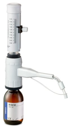 Picture of Lab Bottle Top Dispenser DG Plus White Manual Hand Held213720