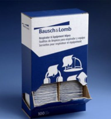 Picture of Bausch & Lomb Surface Disinfectant Cleaner Premoistened Wipe 100 Count Individual Packet Disposable NonSterile19051501