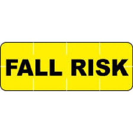 Picture of Identification Wristband Alert Bands® Alert Band Adhesive Closure Fall Risk59713051