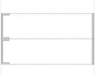 Picture of Blank Label Tape Thermal Label White Paper 1 X 3-1/2 InchPPMS42