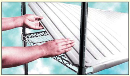 Picture of Shelf Liner Tearguard 18 L X 48 W Inch, PlasticSH1848C