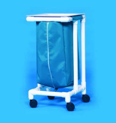 Picture of Single Hamper with Bag Select 4 Casters 39 gal.ELH01