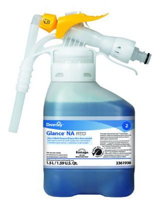 Picture of Diversey™ Glance® NA Glass / Surface Cleaner Non-Ammoniated Liquid Concentrate 1.5 Liter Bottle Unscented NonSterileDVS93361936