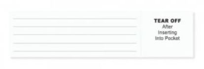 Picture of Insert Card Veri Color®8610-01-PDA