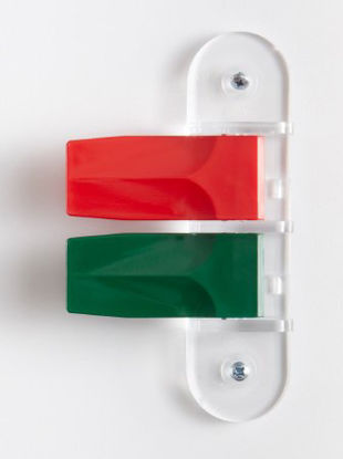 Picture of Exam Room Signal Flag Wall Mount 2 Flag 3 InchKI-P2-SHORT