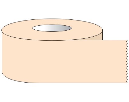 Picture of Blank Label Tape Shamrock Multipurpose Label Salmon 1/2 X 500 InchST-12-9