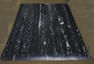 Picture of Anti-Fatigue Floor Mat Health Care Logistics® 2 X 3 Foot Black Vinyl / Nitrile Infused Sponge5754