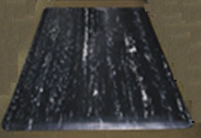 Picture of Anti-Fatigue Floor Mat Health Care Logistics® 2 X 3 Foot Black Vinyl / Nitrile Infused Sponge5754