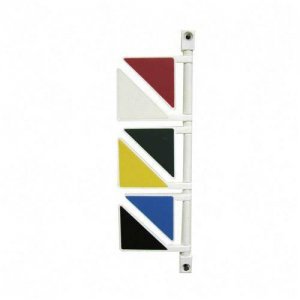 Picture of Exam Room Signal Flag Wall Mount 3 FlagDRSP024603