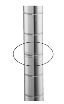 Picture of Post Site-Select™ 62-9/16 Inch H, 3-1/2 Lbs, Chrome63P