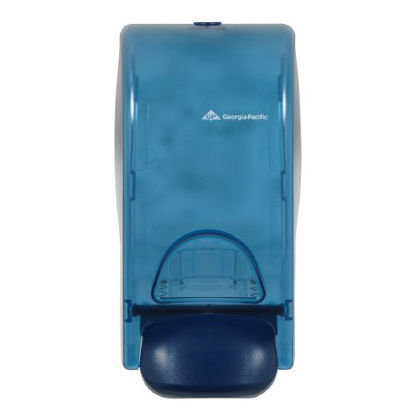 Picture of Soap Dispenser Georgia-Pacific Splash Blue Manual Push Wall Mount53052