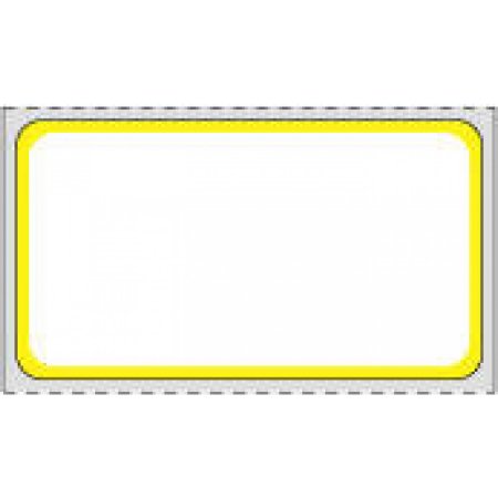 Picture of Blank Label Thermal Label White, Yellow Paper 1-1/4 X 2-1/4 InchTHERMDYB18