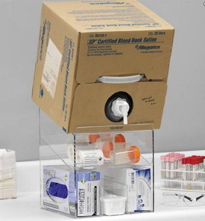 Picture of Storage Bin Cubitainer® Clear Acrylic 10 X 10 X 13 Inch2377