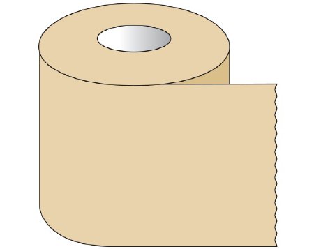 Picture of Blank Label Tape Shamrock Multipurpose Label Tan Tape 1 X 500 InchST-10-8