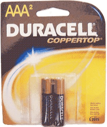 Picture of Alkaline Battery Duracell® Coppertop® AAA Cell 1.5V Disposable 2 Pack04133322401