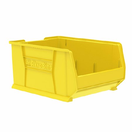 Picture of Storage Bin Super-Size AkroBins® Yellow Industrial Grade Polymers 12 X 18-1/4 X 23-7/8 Inch30289YELLO