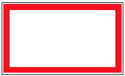 Picture of Blank Label Barkley® Multipurpose Label Red, White 1-1/2 X 2-1/2 InchRB-5112