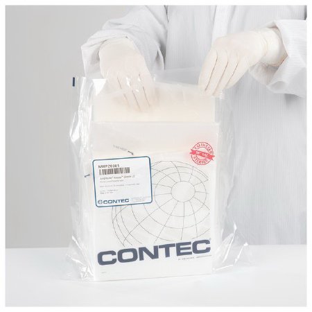 Picture of Cleanroom Wipe Contec™ Amplitude™ Kappa™ ISO Class 5 White Sterile Rayon / Polyester 12 X 12 Inch Disposable19120818