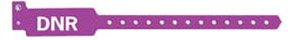 Picture of Identification Wristband with Shield Sentry® Superband® Alert Bands® Alert Band Permanent Snap DNR5075-33-PDM