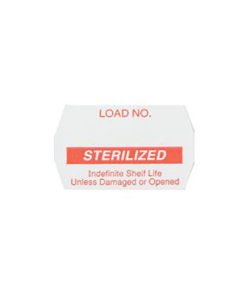 Picture of Pre-Printed Label Barkley® Advisory Label White Sterilized Red Sterilization LabelRSL-010-M