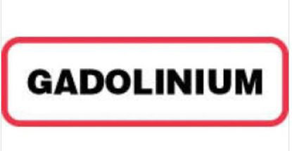 Picture of Drug Label PDC® Anesthesia Label Gadolinium Red / White 3/8 X 1-1/4 Inch59700649