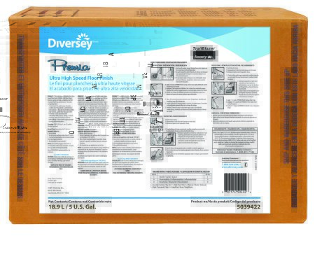 Picture of Floor Finish Diversey™ Premia® Liquid 5 gal. Box Ammonia ScentDVS5039422