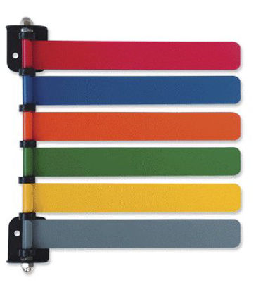 Picture of Exam Room Signal Flag Wall Mount 1 Flag 8 Inch291725-GRY