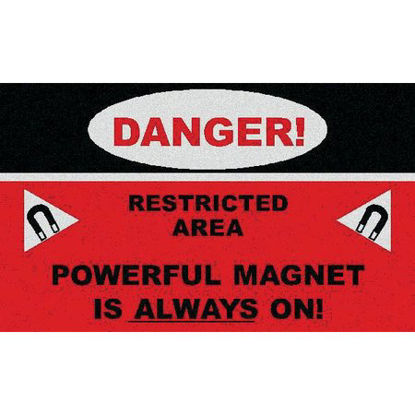 Picture of Message Floor Mat 3 X 5 Foot Black / Red / WhiteDCFM