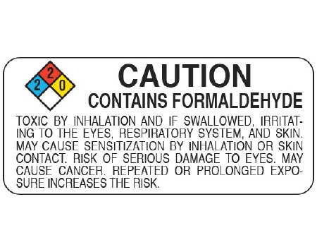 Picture of Pre-Printed Label Shamrock Warning Label White Litho Paper Symbol / Diagram Black Biohazard 1 X 2-1/4 InchUPCR-33