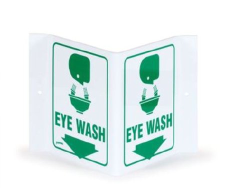 Picture of Floor Sign First Aid Sign Eye Wash9918