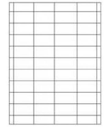 Picture of Blank Label pdc® Printer Label White Polyester 1 X 2 InchTLWHP06