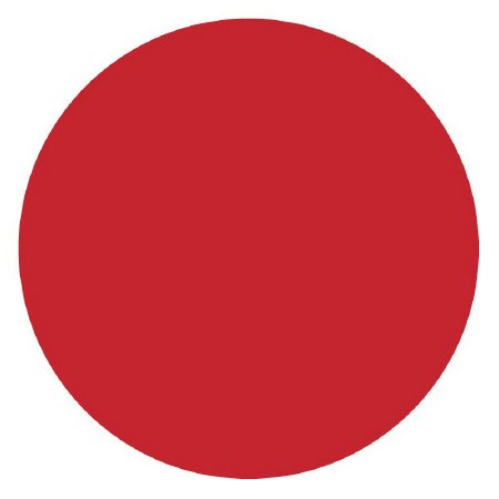 Picture of Blank Label Label Dot Red Paper 1/2 DiameterULDT229