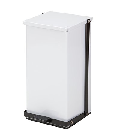 Picture of Trash Can Premium 8 gal. Rectangular White Steel Step OnTP-32W