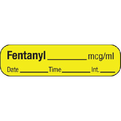 Picture of Drug Label MedVision® Anesthesia Label Etomidate___mg/mL____Date___Time___Ing. Yellow 3/8 X 1-7/16 InchMV02SY3136