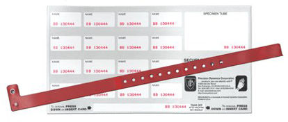 Picture of Identification Wristband Securlink® Bloodband Permanent Snap Without Legend2236-00-PDJ