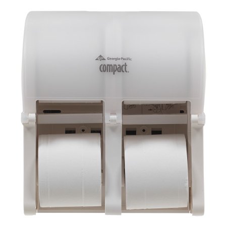 Picture of Toilet Tissue Dispenser Compact® Translucent White Plastic Manual 4 Rolls Wall Mount56747A