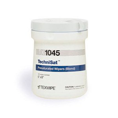 Picture of TechniSat® TechniCloth® Surface Disinfectant Cleaner Premoistened Cleanroom Wipe 100 Count Canister Disposable Alcohol Scent NonSterileTX1045