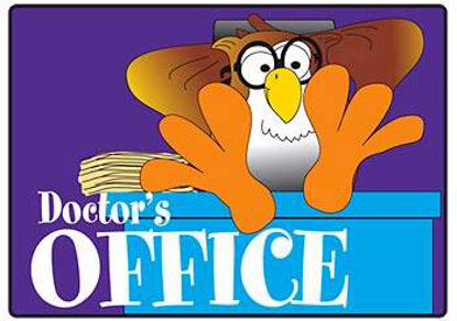 Picture of Door / Wall Sign Directory Sign Doctor's OfficeEX23