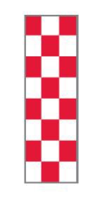 Picture of Blank Label Tape Key Surgical® Instructional Label Red / White Vinyl 1/4 InchT-220-0104